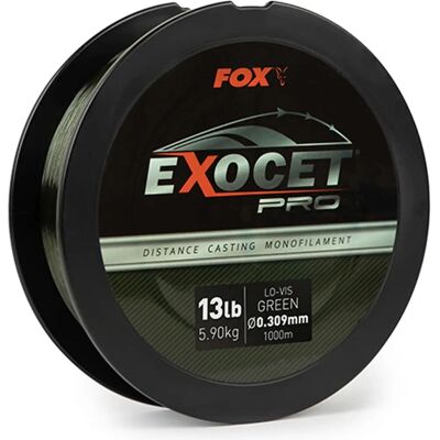 Fox International Exocet Pro 1000m - Grün mit geringer Sichtbarkeit - Angelmonofilschnur Fox International Exocet Pro 1000m - Grün mit geringer Sichtbarkeit - Angelmonofilschnur