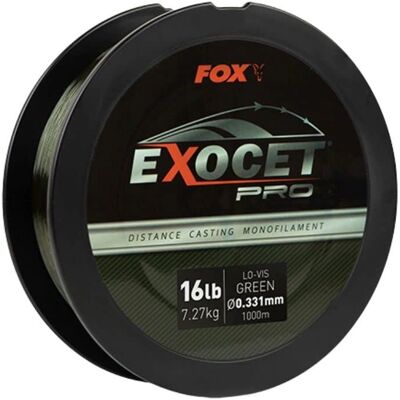 Fox Exocet Pro 1000m - Low Vis Green Fishing Line Fox Exocet Pro 1000m - Low Vis Green Fishing Line