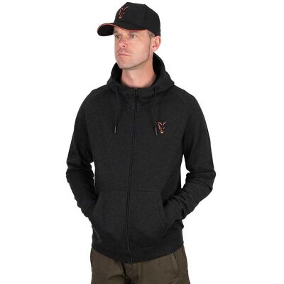 Fox M Kapuzenpullover - Leichte Orange Schwarz - Hoodie Fox M Kapuzenpullover - Leichte Orange Schwarz - Hoodie