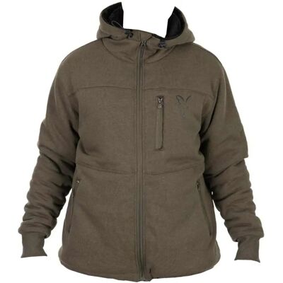 Sudadera Fox Verde Sherpa 2XL con Cremallera Completa Sudadera Fox Verde Sherpa 2XL con Cremallera Completa