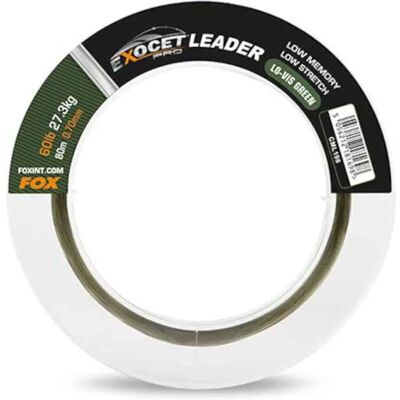 Fox Exocet Pro (Low vis green) Leader - Ligne de pêche - Publicité Fox Exocet Pro (Low vis green) Leader - Ligne de pêche - Publicité