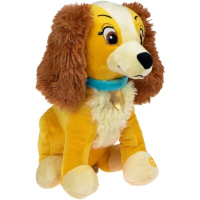Disney Lady Sittande 30cm med Ljud - Plyschleksak Disney Lady Sittande 30cm med Ljud - Plyschleksak