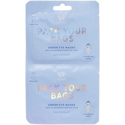 Yes Studio Pack Your Bags Eye Mask - Relaxing, Hydrating, Blue Yes Studio Pack Your Bags Eye Mask - Relaxing, Hydrating, Blue