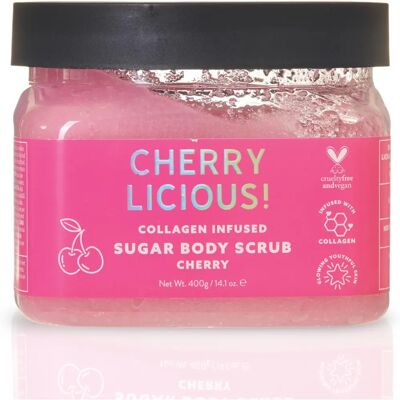 Yes Studio Cherry Licious 400g Sugar Body Scrub - Body Scrub Yes Studio Cherry Licious 400g Sugar Body Scrub - Body Scrub