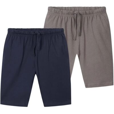 Ensemble de 2 shorts pour garçons CityComfort - Marine & Charbon ou Gris & Noir - Publicité Ensemble de 2 shorts pour garçons CityComfort - Marine & Charbon ou Gris & Noir - Publicité