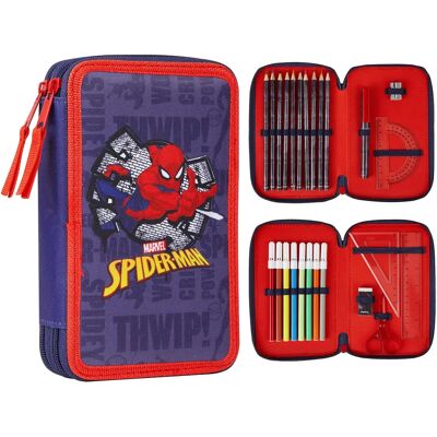 Marvel Spiderman Large Pencil Case - Official Gift for Boys Marvel Spiderman Large Pencil Case - Official Gift for Boys