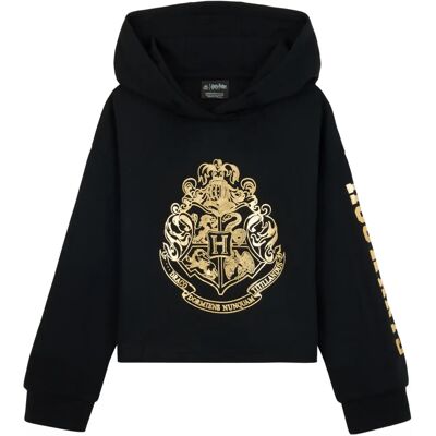 Moletom Preto Harry Potter - Para meninas 7-14 Moletom Preto Harry Potter - Para meninas 7-14
