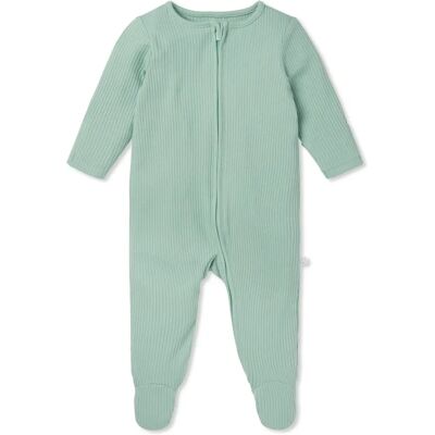 MORI Baby Clever Zip Strick Schlafanzug - Schlafbekleidung MORI Baby Clever Zip Strick Schlafanzug - Schlafbekleidung