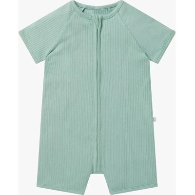 MORI Baby Clever Zip Ribbed Summer Sleepsuit - Baby Sleepsuit MORI Baby Clever Zip Ribbed Summer Sleepsuit - Baby Sleepsuit