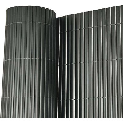 Oypla - 1m x 4m Grey PVC Privacy Screen Roll Oypla - 1m x 4m Grey PVC Privacy Screen Roll