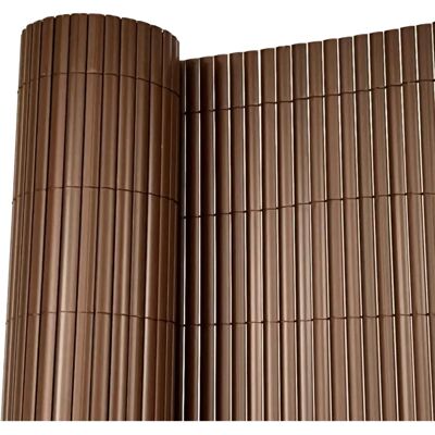 Oypla - 1m x 4m Brown PVC - Brown - Fencing privacy screen Oypla - 1m x 4m Brown PVC - Brown - Fencing privacy screen
