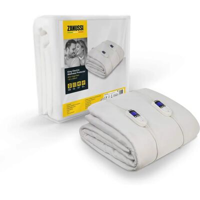 Zanussi Electric Blanket - King Heated Fitted Underblanket - 9 Heat Settings Zanussi Electric Blanket - King Heated Fitted Underblanket - 9 Heat Settings