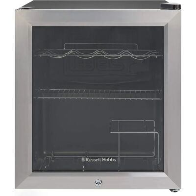 Russell Hobbs Stainless Steel Wine Cooler - 47 L, Lockable, RHGWC3SS-C-LCK Russell Hobbs Stainless Steel Wine Cooler - 47 L, Lockable, RHGWC3SS-C-LCK