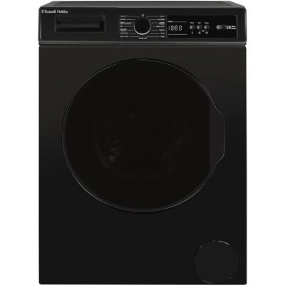 Russell Hobbs Washing Machine 8kg 1400rpm Black Freestanding Russell Hobbs Washing Machine 8kg 1400rpm Black Freestanding