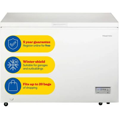 Russell Hobbs RH300CF201W White Chest Freezer - 300L Russell Hobbs RH300CF201W White Chest Freezer - 300L