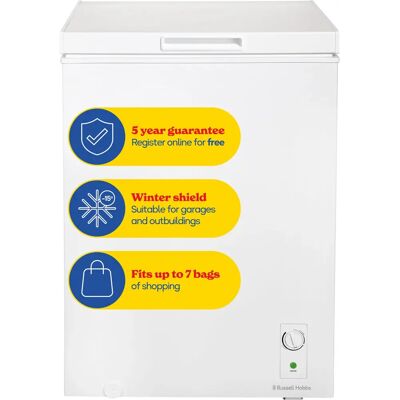 Russell Hobbs RH142CF0E1W - White - Chest freezer Russell Hobbs RH142CF0E1W - White - Chest freezer