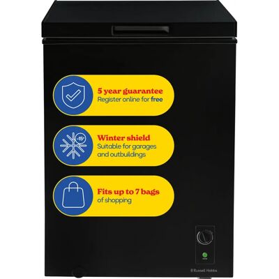 Russell Hobbs RH142CF0E1B - Black - Chest freezer Russell Hobbs RH142CF0E1B - Black - Chest freezer
