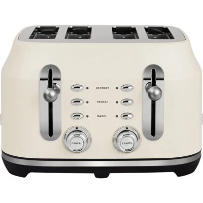 Rangemaster - RMCL4S304CM - Cream - 4-Slice - Toaster Rangemaster - RMCL4S304CM - Cream - 4-Slice - Toaster