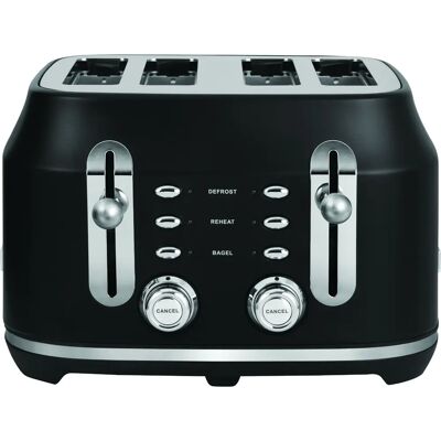 Rangemaster - RMCL4S304BK - 4 Slice - 3900W - Toaster Rangemaster - RMCL4S304BK - 4 Slice - 3900W - Toaster