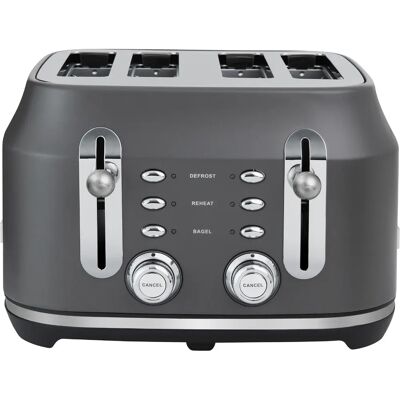 Rangemaster - RMCL4S304GY - Grey - 4-Slice Toaster Rangemaster - RMCL4S304GY - Grey - 4-Slice Toaster