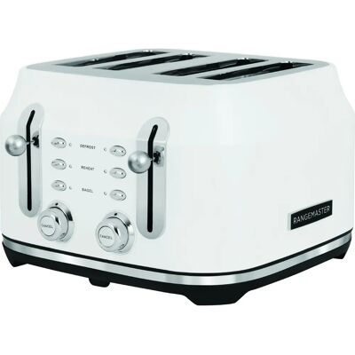 Rangemaster RMCL4S304WH Toaster - White - 4-Slice Classic 3900W Rangemaster RMCL4S304WH Toaster - White - 4-Slice Classic 3900W