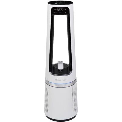 Russell Hobbs White Bladeless Fan & Heater 2kW - Fan & Heater Russell Hobbs White Bladeless Fan & Heater 2kW - Fan & Heater