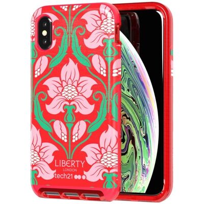 Tech21 Evo Luxe Azelia iPhone X/Xs Hoes - Rood - Valbescherming Tech21 Evo Luxe Azelia iPhone X/Xs Hoes - Rood - Valbescherming