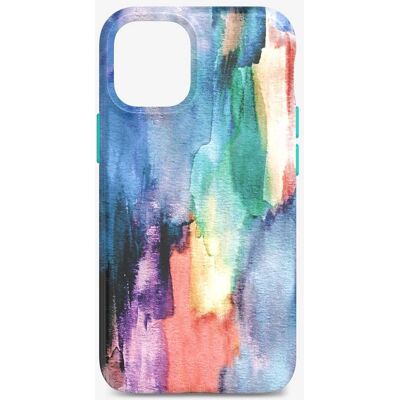 Coque Eco Art Multicolore Tech21 pour iPhone 12 Mini - Publicité Coque Eco Art Multicolore Tech21 pour iPhone 12 Mini - Publicité