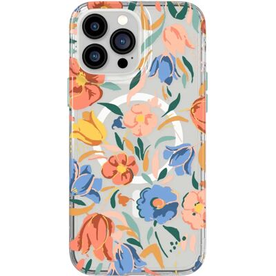 Tech 21 Tech21 Evo Art iPhone 13 Pro Max Peach Tulip - Phone Case Tech 21 Tech21 Evo Art iPhone 13 Pro Max Peach Tulip - Phone Case