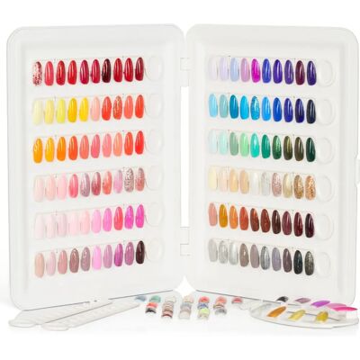 Mylee - Gel Polish Swatch Book 120 - Detachable - 120 Slots - Nail Display Mylee - Gel Polish Swatch Book 120 - Detachable - 120 Slots - Nail Display