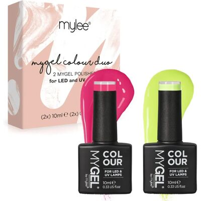 Mylee - Rave On - 2x10ml - Gel - Kit de vernis à ongles - Publicité Mylee - Rave On - 2x10ml - Gel - Kit de vernis à ongles - Publicité