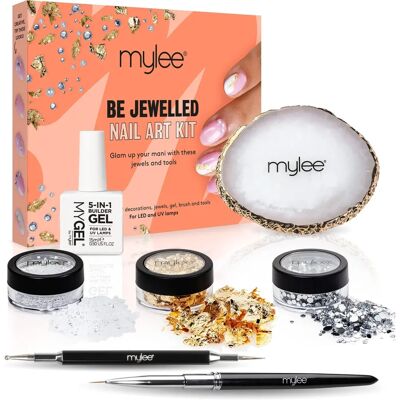Mylee Be Jewelled Nail Art Kit - Gems, Gel, Tools Mylee Be Jewelled Nail Art Kit - Gems, Gel, Tools