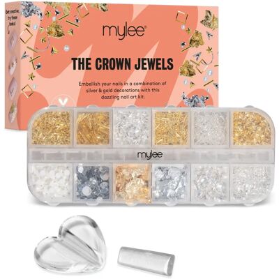 Mylee - Crown Jewels - 12-Piece - Kit d'art des ongles - Publicité Mylee - Crown Jewels - 12-Piece - Kit d'art des ongles - Publicité