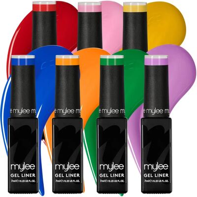 Mylee - Liner Gel Nail Polish Set - Kaleidoscope - Built-In Brush - Nail polish set Mylee - Liner Gel Nail Polish Set - Kaleidoscope - Built-In Brush - Nail polish set