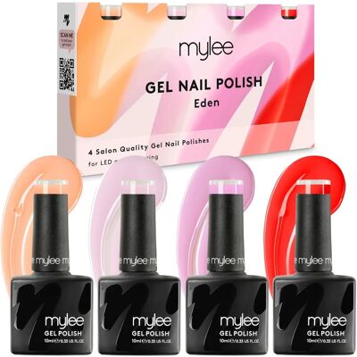 Mylee - Eden Quad - 4x10ml - Kit de vernis à ongles - Publicité Mylee - Eden Quad - 4x10ml - Kit de vernis à ongles - Publicité