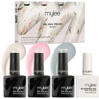 Mylee - Marble Quad - 3x10ml Gel Polish - Ensemble de gel pour ongles - Publicité Mylee - Marble Quad - 3x10ml Gel Polish - Ensemble de gel pour ongles - Publicité