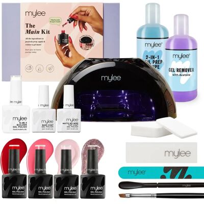 Mylee - Main Kit - Disco Ball - Pastel Chic - Kit Gel Ongles - Publicité Mylee - Main Kit - Disco Ball - Pastel Chic - Kit Gel Ongles - Publicité