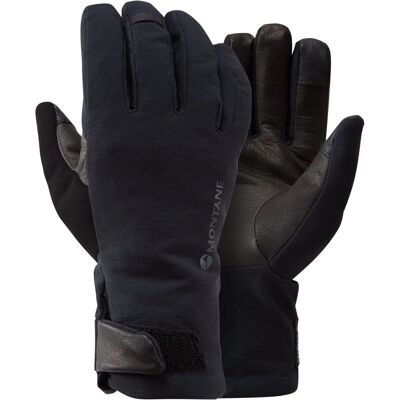 Montane Damen Duality wasserdichte Handschuhe - Schwarz - Softshell - Ziegenleder Montane Damen Duality wasserdichte Handschuhe - Schwarz - Softshell - Ziegenleder