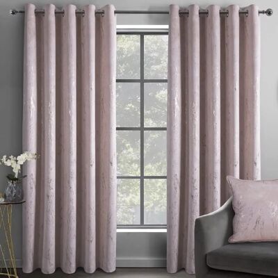 Sleepdown - Marble Effect Velvet Blackout Grommet Sleepdown - Marble Effect Velvet Blackout Grommet