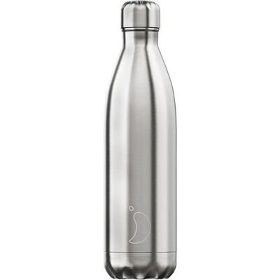 Chilly's Rostfritt Stål Vattenflaska - 750ml - Håller Drycker Kalla & Varma Chilly's Rostfritt Stål Vattenflaska - 750ml - Håller Drycker Kalla & Varma