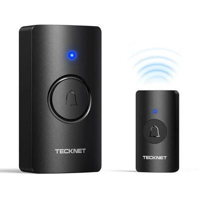 TeckNet - Wireless Doorbell - Battery-Operated - Waterproof TeckNet - Wireless Doorbell - Battery-Operated - Waterproof