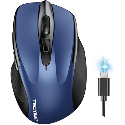 TeckNet - Online Bluetooth Mouse - Tri-Mode BT 5.0/3.0+2.4G - Mouse TeckNet - Online Bluetooth Mouse - Tri-Mode BT 5.0/3.0+2.4G - Mouse