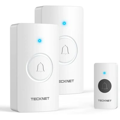TeckNet - Doorbell - IP65 Waterproof - Wireless - Doorbell TeckNet - Doorbell - IP65 Waterproof - Wireless - Doorbell
