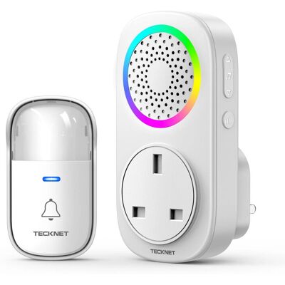 TeckNet - Online Wireless Doorbell - IP65 Waterproof - Doorbell TeckNet - Online Wireless Doorbell - IP65 Waterproof - Doorbell
