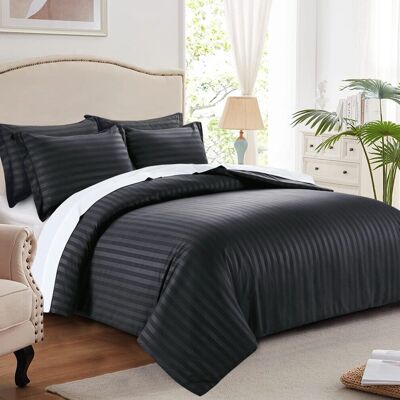 Imperial Rooms - BlackStripe - Single - Reversible - Duvet Imperial Rooms - BlackStripe - Single - Reversible - Duvet
