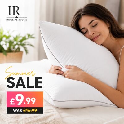 Imperial Rooms - Standard Pillow - Stripe - Pack of 2 Imperial Rooms - Standard Pillow - Stripe - Pack of 2