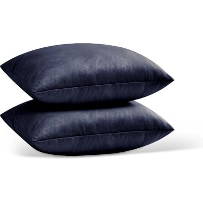Imperial Rooms - Crushed Velvet Cushion Covers - Charcoal - 18x18 Cushion Cover Imperial Rooms - Crushed Velvet Cushion Covers - Charcoal - 18x18 Cushion Cover