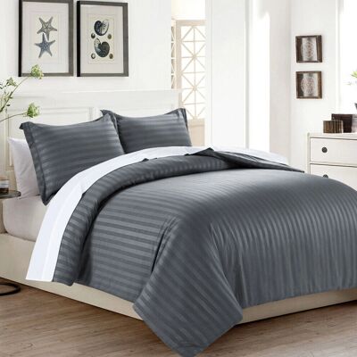 Imperial Rooms Charcoal Duvet Cover Set - Duvet Cover Imperial Rooms Charcoal Duvet Cover Set - Duvet Cover