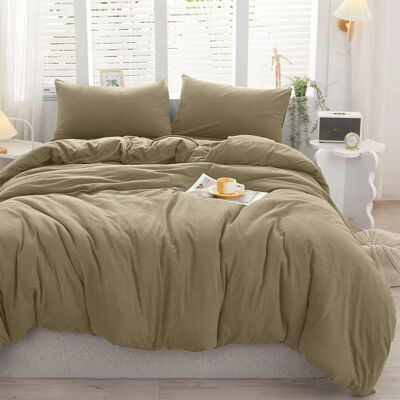 Imperial Rooms - Beige Duvet - King Size - Plain - Duvet Cover Set Imperial Rooms - Beige Duvet - King Size - Plain - Duvet Cover Set