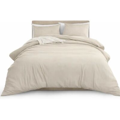 Imperial Rooms - Duvet Quilt Cover - Grey - Plain Dyed - Bedding Set Imperial Rooms - Duvet Quilt Cover - Grey - Plain Dyed - Bedding Set